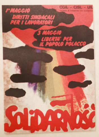 Italian Poster – solidarity for Solidarność